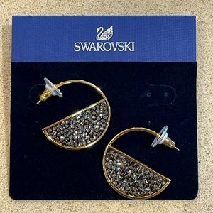 Swarovski Crystal Hoop Earrings